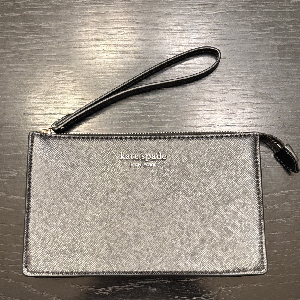 Kate Spade Black Structured Wristlet